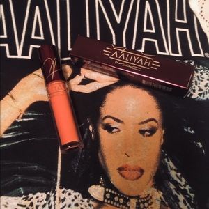 LE MAC x Aaliyah Lipglass